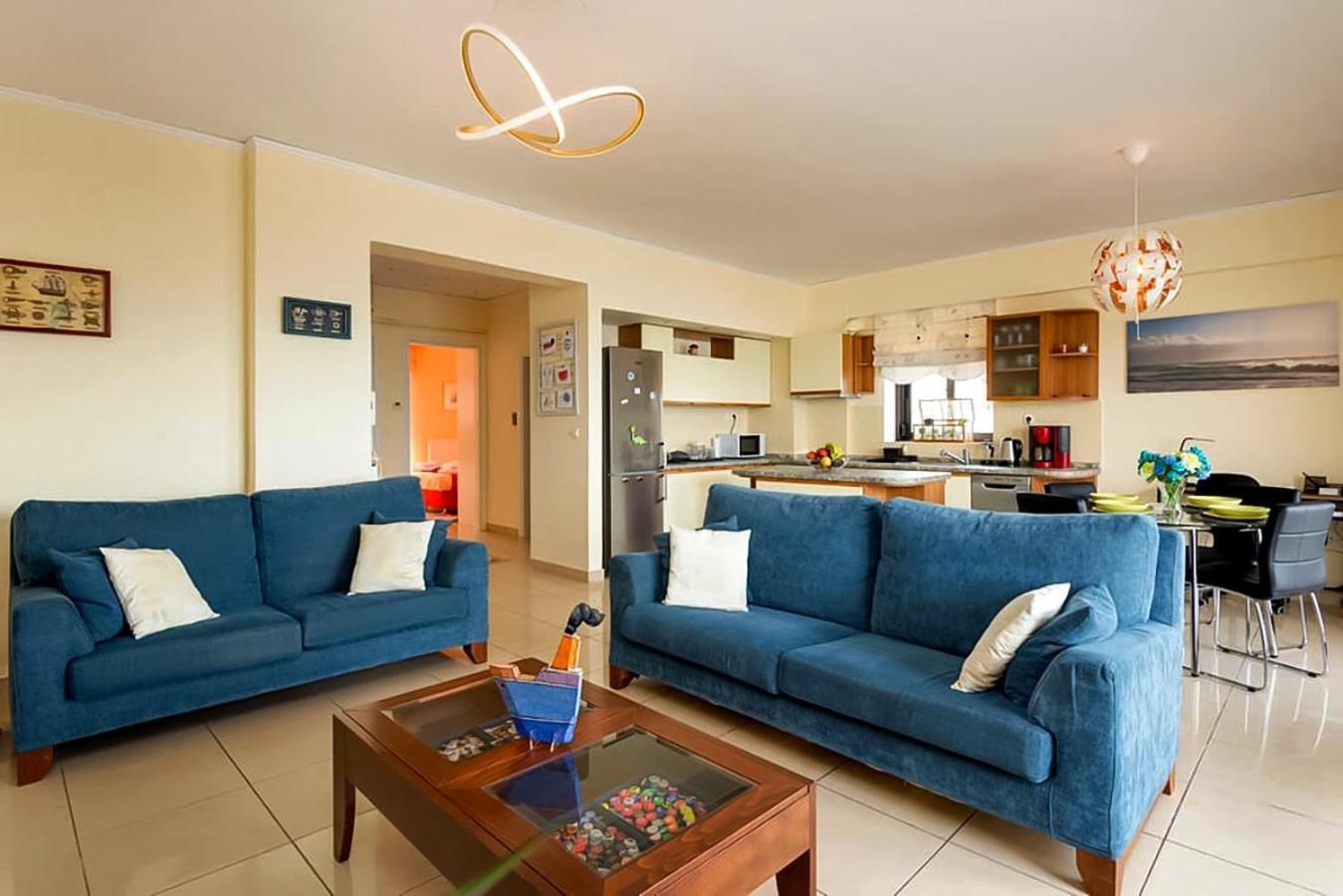 Seafront Family Apartment & Free Parking, The Cruiseflat Salonicco Esterno foto